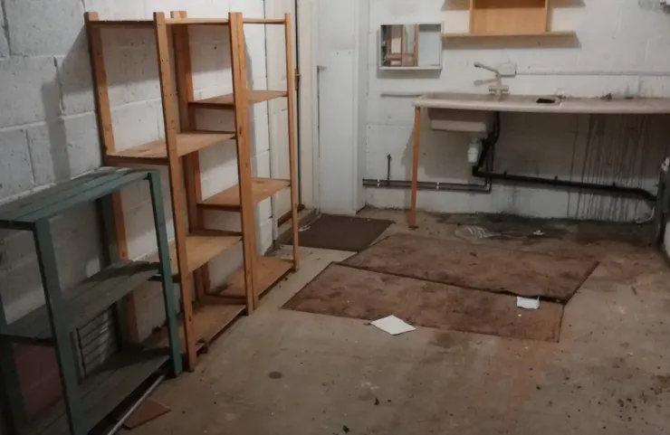 Garage after garage clearance service done by clearance experts